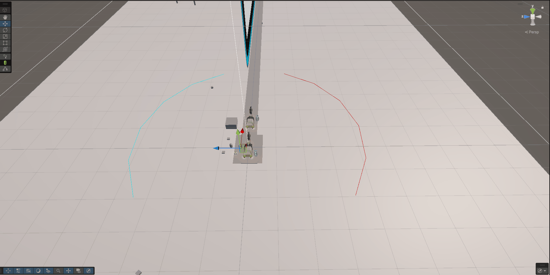 Gif of adjusting flee point arcs