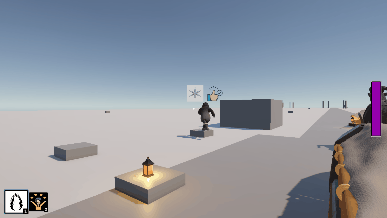 Gif of the new run animation being goofy