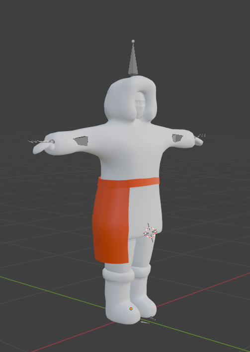 Screenshot of the Caravan Master cape in progress