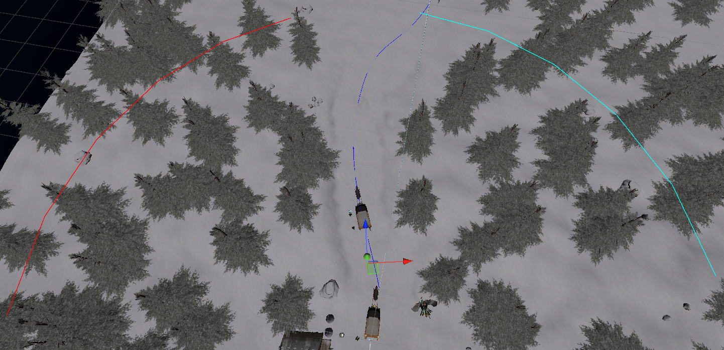 Screenshot showing the arcs drawing correctly