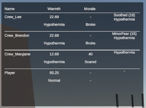 Debug panel showing the updated modifier formatting