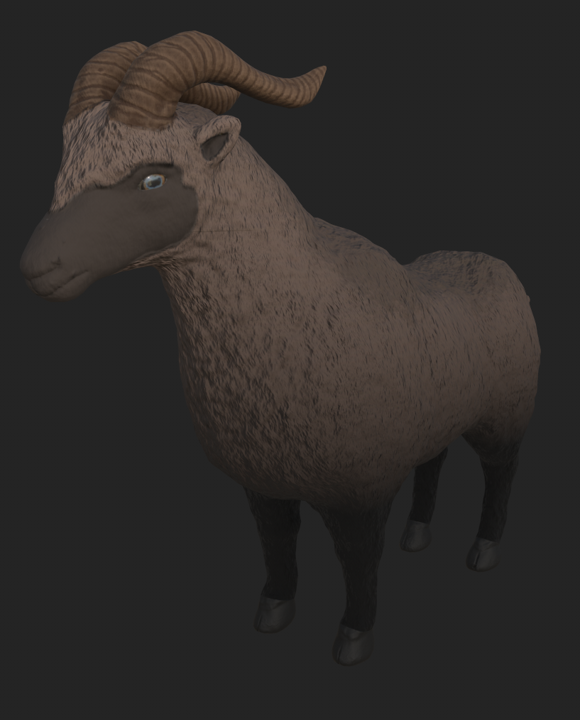 The final gaquk model with textures