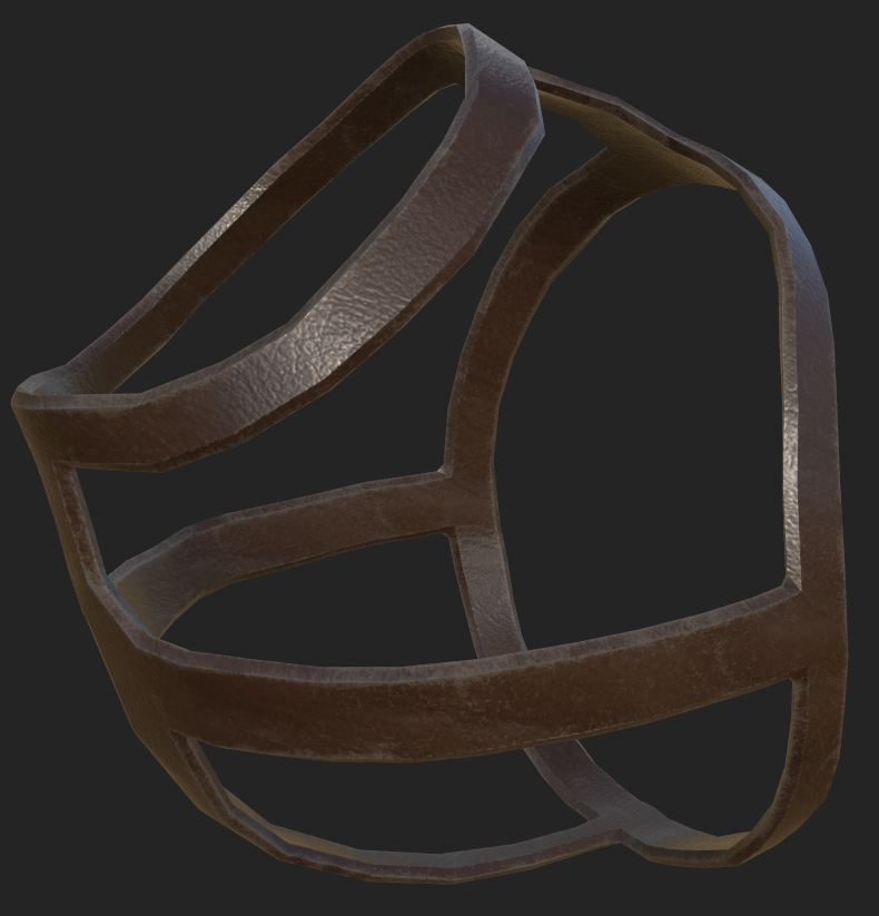The final gaquk harness model with textures