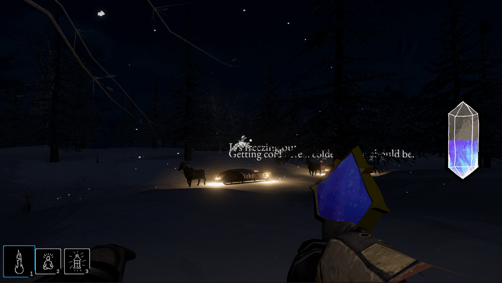 Gif of the Glimmerstalker killing a Crew member after adjusting the timing and intensity of the flash