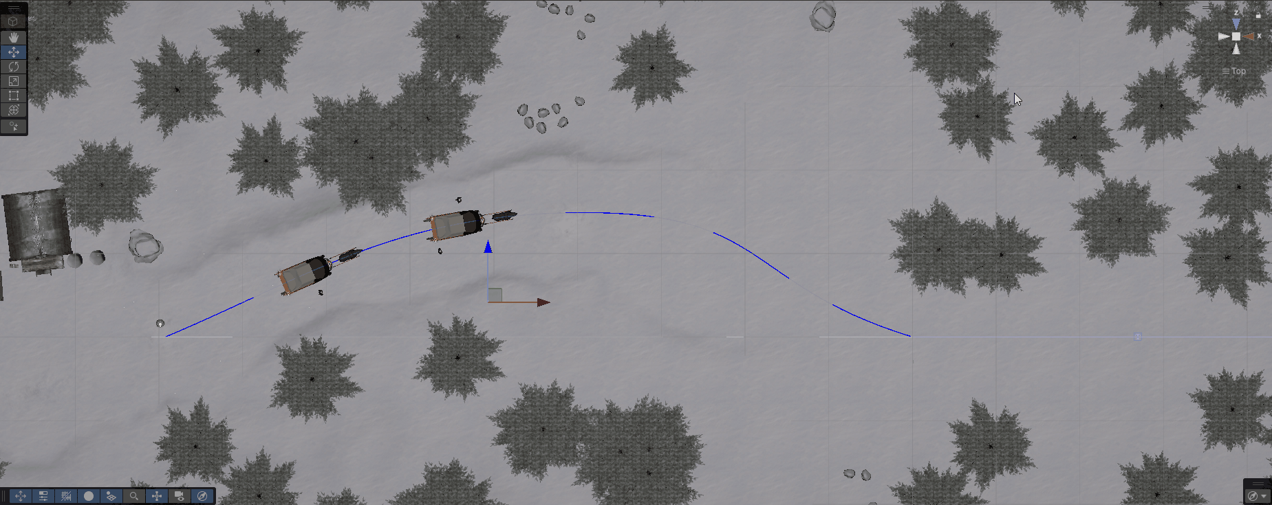 Gif of Glimmerstalker hovering around the character while moving