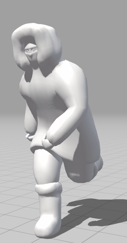 Gif showing the new run animation