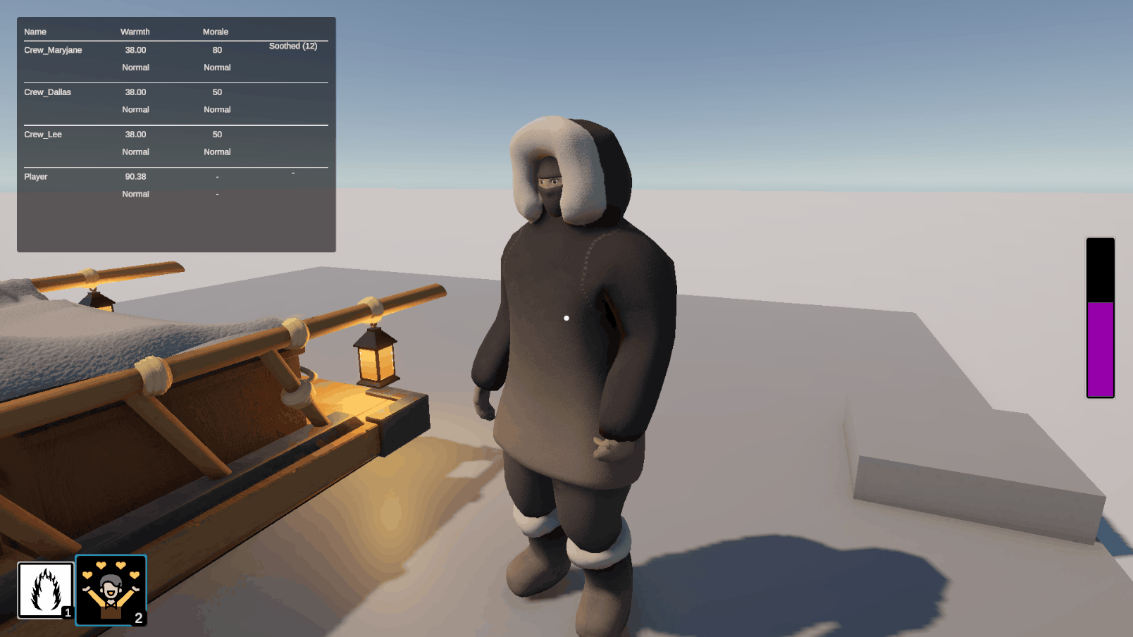 Gif showing the Soothed modifier being reapplied before the timer expires