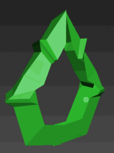 Screenshot of the new, work-in-progress clasp for the soulstone