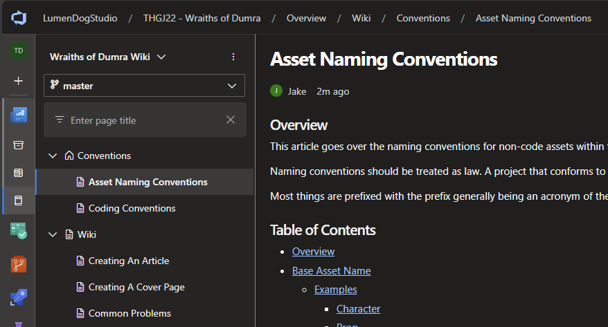 Azure DevOps Wiki Hierarchy